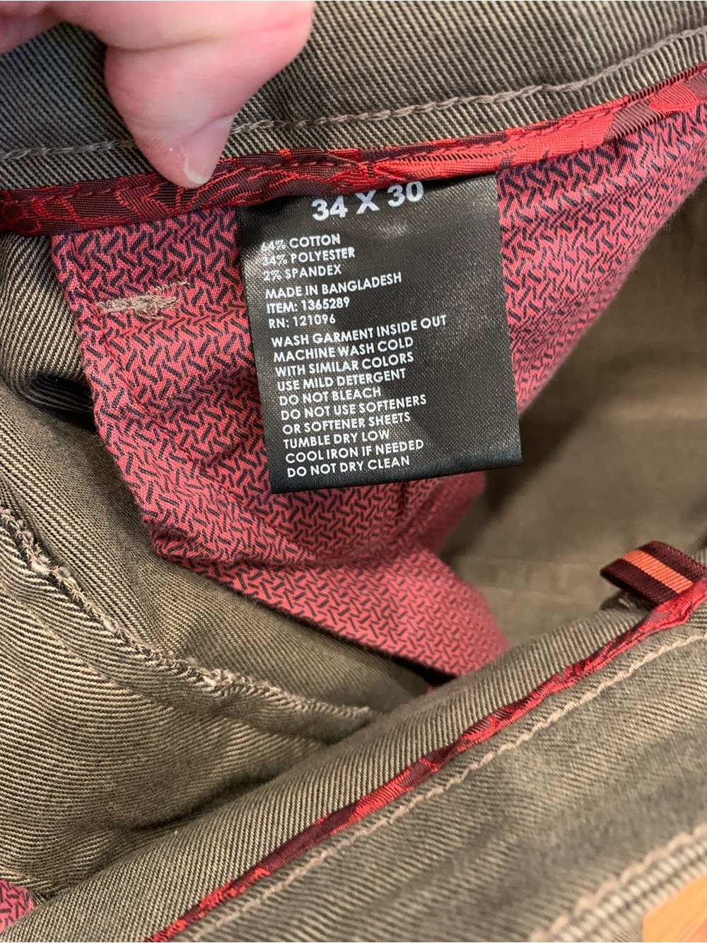 ENGLISH LAUNDRY 5-Pocket Heavyweight Mid-Rise The 365 Pant Men's 34X30 Brown - Picture 6 of 12